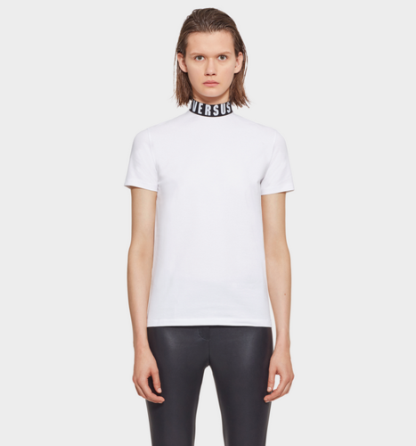 T-shirt à col logo Versus