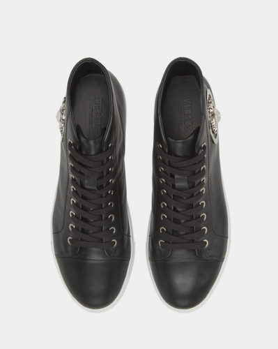 Baskets montantes cuir Tête de Lion