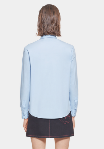 Chemise à macro œillets