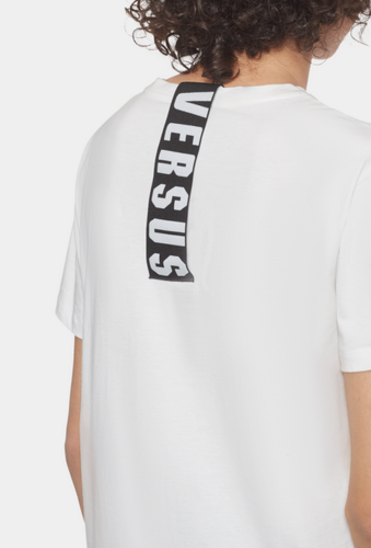 T-shirt à bande Versus au dos