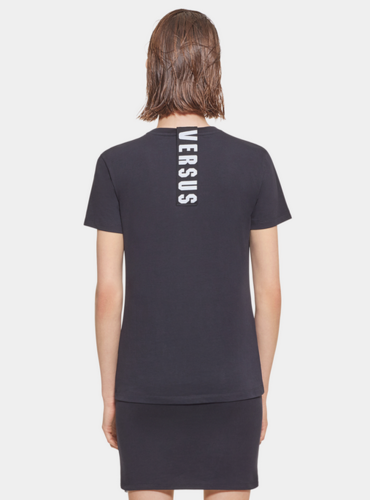 T-shirt à bande Versus au dos