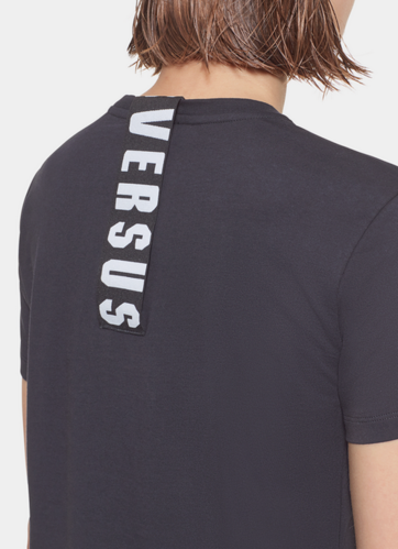 T-shirt à bande Versus au dos