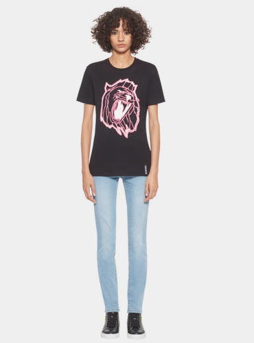 Jean skinny délavé Rebel Lion