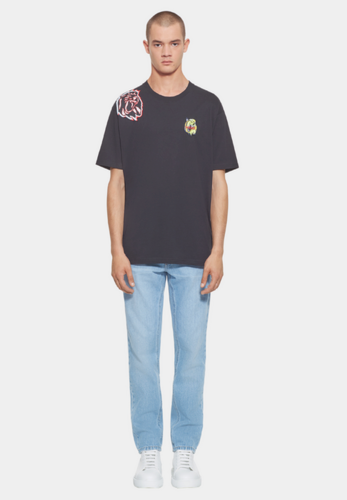 T-shirt homme écusson Rebel Lion