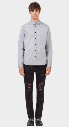 Jean denim déchiré