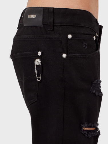 Jean denim déchiré