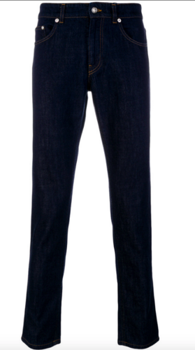 Jean denim avec épingle