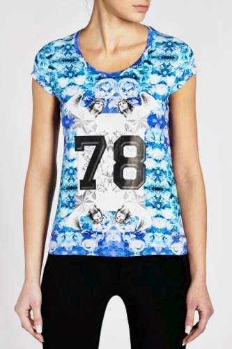 T-shirt "All Saints" Bleu