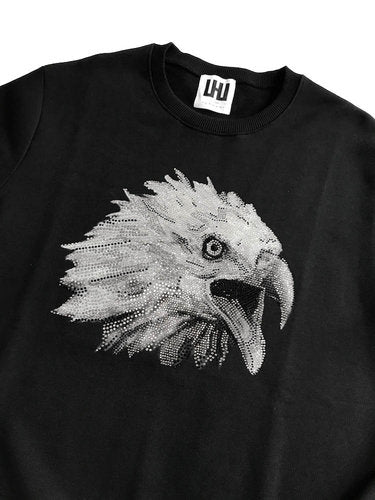 Sweatshirt Eagle Crystal