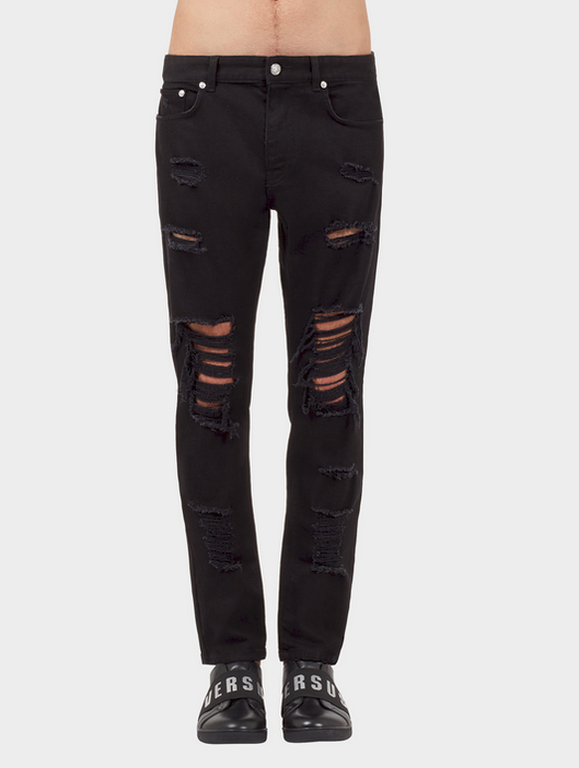 Jean denim déchiré