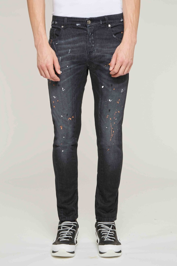 Jean Spoted Stone Washed