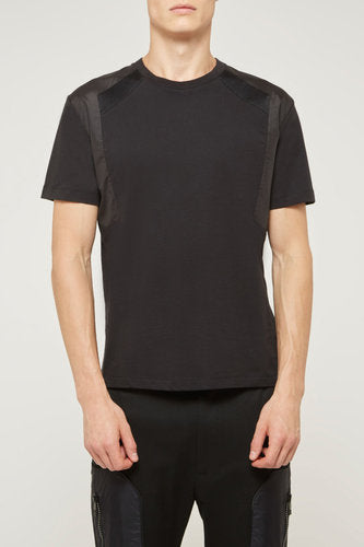 T-shirt with Geometric Cuts